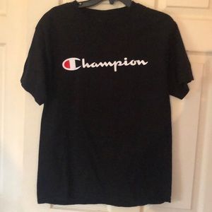 Black Champion t-shirt